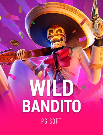 ภาพเกมสล็อต Wild Bandito จาก PG Soft บน ruaykod888 เกมสล็อตธีมโจรเม็กซิกัน กราฟิกสวย แตกง่าย โบนัสจัดเต็ม