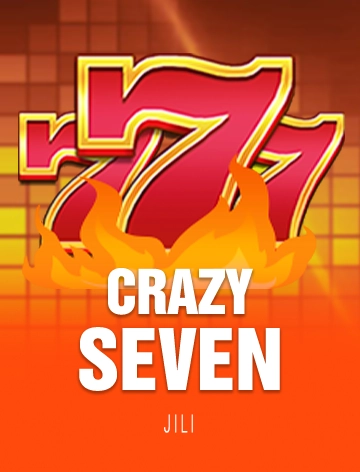 ภาพเกมสล็อต Crazy Seven จากค่าย JILI บน ruaykod888 เกมธีมเลข 7 นำโชค แตกง่าย กราฟิกเรียบง่าย โบนัสจัดเต็ม